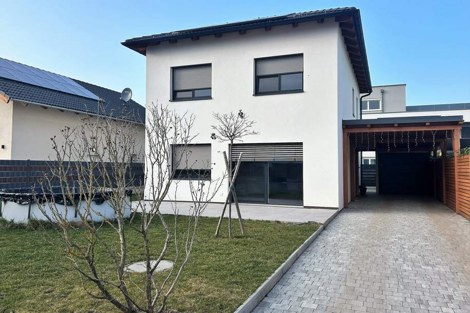 Neuwertiges Einfamilienhaus in Absdorf: Modernes Wohnen mit Terrasse und Garage!, Haus-kauf, 3462 Tulln