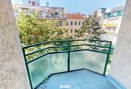 Komplett hof- und südseitige 3-Zimmer-Loggia-Wohnung im 4. Liftstock nahe Aumannplatz