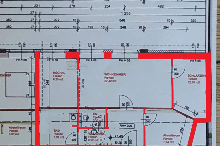 Vermietete Anlegerwohnung in Wr.Neustadt, Wohnung-kauf, 230.000,€, 2700 Wiener Neustadt(Stadt)