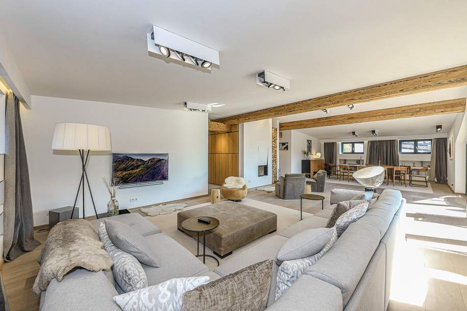 Luxuriöses Stadt-Penthouse mit Panoramablick, Wohnung-kauf, 4.450.000,€, 6370 Kitzbühel
