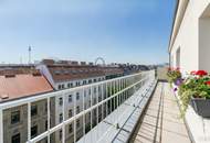 Erstbezug nach Sanierung: Dachgeschoßmaisonette mit 2 Terrassen im Stuwerviertel