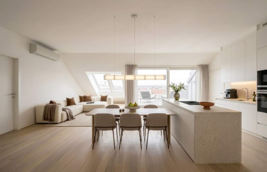 Leben über den Dächern – Exklusive Dachgeschosswohnung mit Terrasse