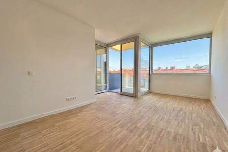 ERSTBEZUG | Außenflächen mit direktem Blick auf den Kahlenberg | vollausgestattete Küchen | Fußbodenheizung und Fußbodenkühlung, Wohnung-miete, 950,00,€, 1210 Wien 21., Floridsdorf