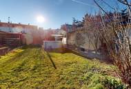 Althaus und Garten mit Perspektive