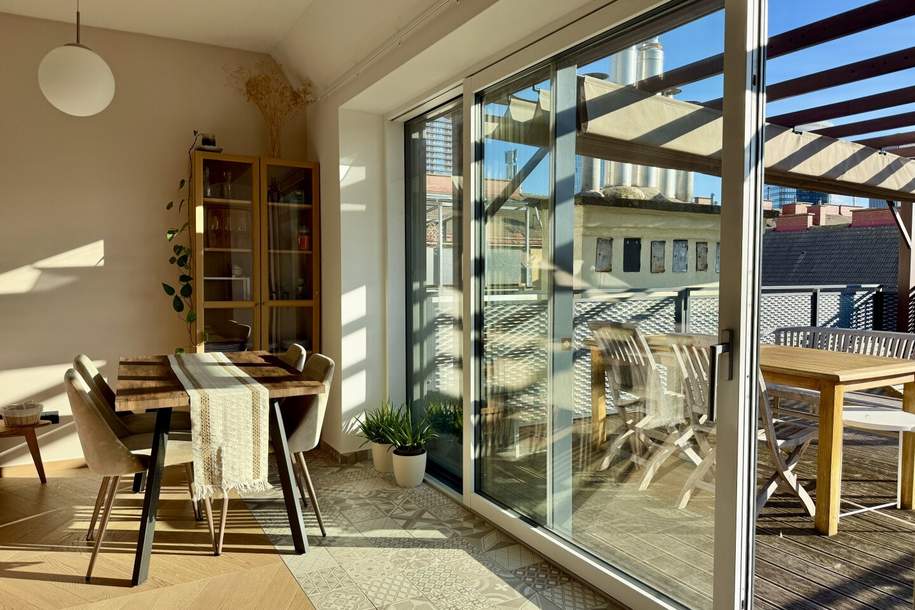 Stilvolles Wohnen im 3. Bezirk – Exklusive, vollmöblierte Wohnung mit großzügiger Dachterrasse!, Wohnung-miete, 1.960,00,€, 1030 Wien 3., Landstraße