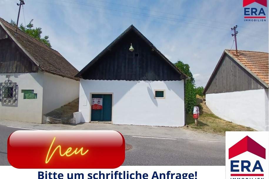Traditionelles Presshaus mit Kellerröhre in Ketzelsdorf nahe der Weinstadt Poysdorf, Gewerbeobjekt-kauf, 39.000,€, 2170 Mistelbach