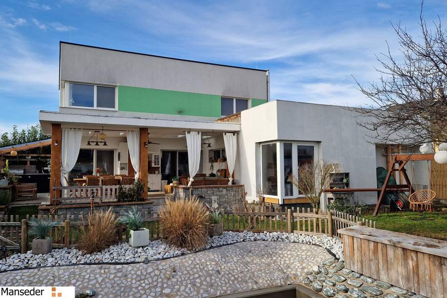 GERÄUMIGES WOHNEN IN GRAMATNEUSIEDL! WUNDERBARER GARTEN!, Haus-kauf, 889.000,€, 2440 Bruck an der Leitha