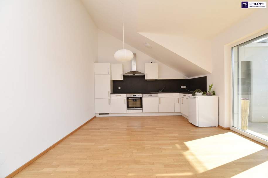 Charmante Dachgeschosswohnung mit viel Licht und luftiger Raumhöhe! Innenhof-Süd-Ausrichtung! Top Anbindung! Ab sofort verfügbar!, Wohnung-miete, 1.163,96,€, 8020 Graz(Stadt)