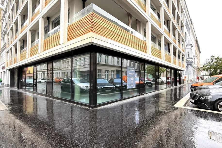 ECKLOKAL ++ GESCHÄFT ++ BÜRO ++ ERSTBEZUG!!, Gewerbeobjekt-miete, 3.399,00,€, 1050 Wien 5., Margareten