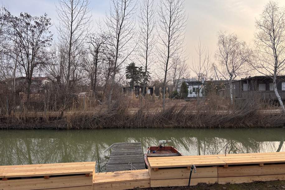 Exklusives Baugrundstück am Seekanal im Refugium Neusiedl – ca. 300m² Bebauungspotenzial | optional Elektroboot (Provisionsfrei), Grund und Boden-kauf, 589.000,€, 7100 Neusiedl am See