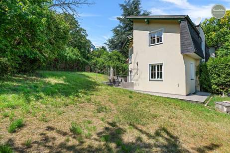 Englischer Landhausstil trifft Wiener Noblesse! 5-Zimmer Einfamilienhaus mit 2 Terrassen, großem Garten, Sauna, Fitnessraum + Doppelgarage!, Haus-miete, 3.700,00,€, 1190 Wien 19., Döbling
