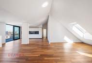 Imposant, Luxus, Seesicht - mitten in der Stadt - Doppelstöckige Wohnung in Bregenz