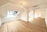 1030! Schönes 3-Zimmer DG mit S/W-Terrasse und 2 Bädern - alles auf einer Ebene! ERSTBEZUG NACH GENERALSANIERUNG!