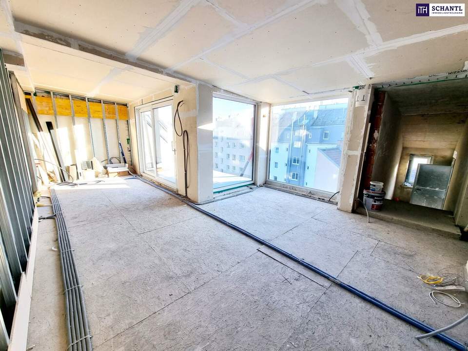 Hier oben gibt’s mehr als nur frische Luft! Einfach WOW! Ab ins Dachgeschoss und rein ins neue Leben! 4 Zimmer + Alles auf einer Ebene + Lift direkt ins Penthouse + Hochwertige Ausstattung! Jetzt zugreifen!