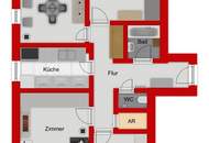 Charmante Vier-Zimmer-Wohnung mit Loggia | SALZBURG