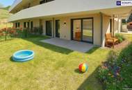 FIRE SALE! Barfuß ins Gras. Direkt vom Wohnzimmer aus. Den Sommer bereits im eigenen Garten verbringen! TOP Neubauwohnung mit viel Freiraum! 3 Zimmer + Grün wohin das Auge reicht + Luftwärmepumpe!
