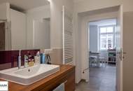 Ab 15.7.26: ruhig gelegene und modern ausgestattete Altbau-Wohnung mit hofseitiger Loggia