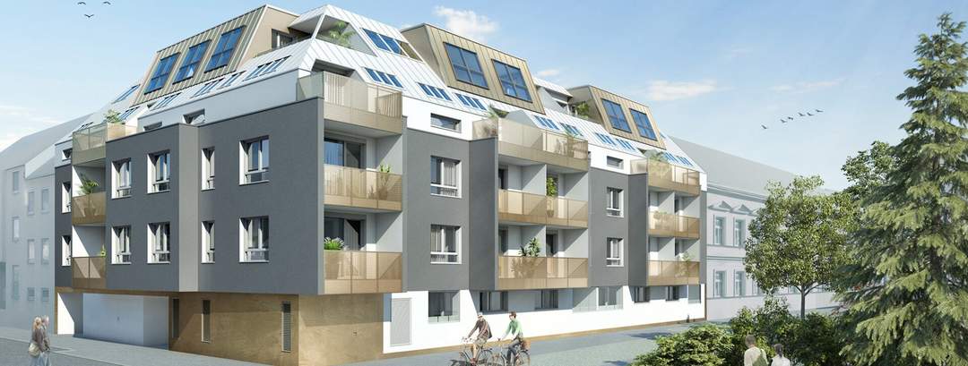 Neubau 2-Zimmer-Wohnung inkl Küche, Loggia Außenfläche und Kellerabteil // LP27