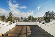 Exklusiv und perfekt aufgeteilte Dachgeschoßwohnung 92 m², 2 Zimmer + 16 m² südostseitige Terrasse in zentraler Lage, Speisinger Straße, Klimatisiert