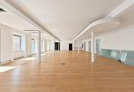 Hofruhelage direkt am Naschmarkt | 252,75m² Büro für Kreative | 135m² frei einteilbarer Raum | unbefristet