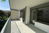 Neubau, großer Innenhof-Balkon und top Ausstattung! Modernes Wohnen mit der Straßenbahn 26 vor der Tür und S-Bahn in Gehweite!