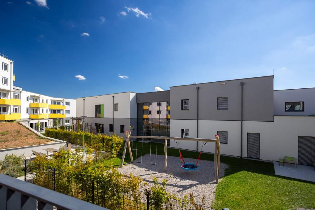 Erstbezug "ein viertel grün" – familienfreundliche 3-Zimmer-Wohnung mit Balkon