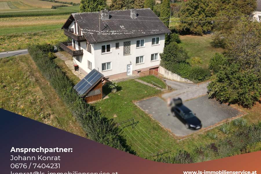 Wohnhaus mit mehreren Zimmern in Hackerberg! Absolut ruhige Lage mit nur einem Nachbarn!, Haus-kauf, 280.000,€, 8292 Güssing