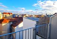 Summer Sale! Wo dein Leben Weitblick bekommt - Kompakte 2-Zimmer im Dachgeschoss mit Terrasse und Fernblick! Traumhaft saniertes Altbauhaus + Stylisches Stiegenhaus + Tolle Infrastruktur und Anbindung + Lebensqualität! Auch für Anleger interessant!