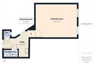 geräumige 1-Zimmer Wohnung beim Nordbahnviertel - für 149.000€!
