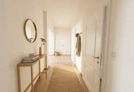 Modern gestaltete Altbauwohnung mit großzügigem Wohnbereich und südseitigen Außenflächen