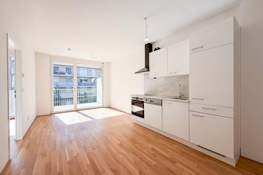 Traumhafte 2-Zimmer-Wohnung mit sonnigem Balkon in zentraler Lage nahe dem Augarten, Wohnung-miete, 699,00,€, 8020 Graz(Stadt)