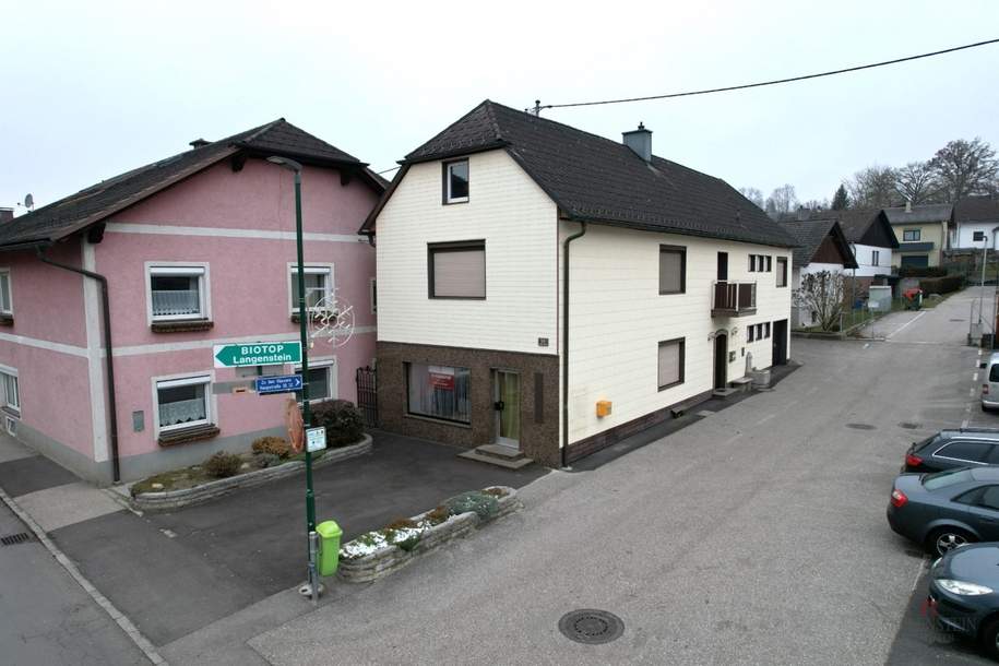 Zentrumnahes Wohn- und Geschäftshaus in Langenstein mit vielseitigem Nutzungspotenzial, Haus-kauf, 4222 Perg
