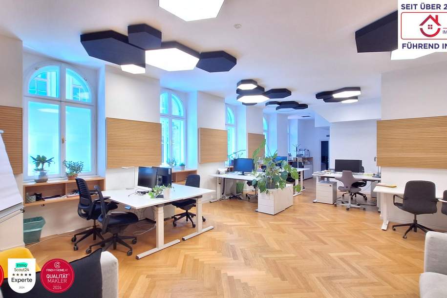 Premium-Büro mit Wow-Faktor: 230 m², Innenhof &amp; Top-Qualität ✨🏢, Gewerbeobjekt-kauf, 1.500.000,€, 1060 Wien 6., Mariahilf