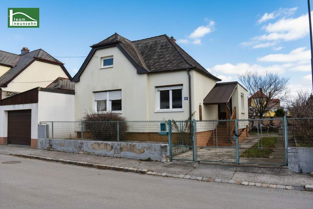 Kleines Einfamilienhaus in Siegendorf: 2 Zimmer, Garten &amp; Garage für nur 650 €!