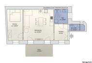 Altbau mit Südbalkon | 2-Zimmer in ruhiger Innenhoflage | Einbauküche | Lift | Kellerabteil