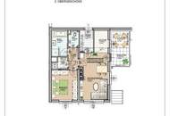 Ruhiger Zwei-Zimmer-Erstbezug mit großen Glasfronten und viel Qualität!