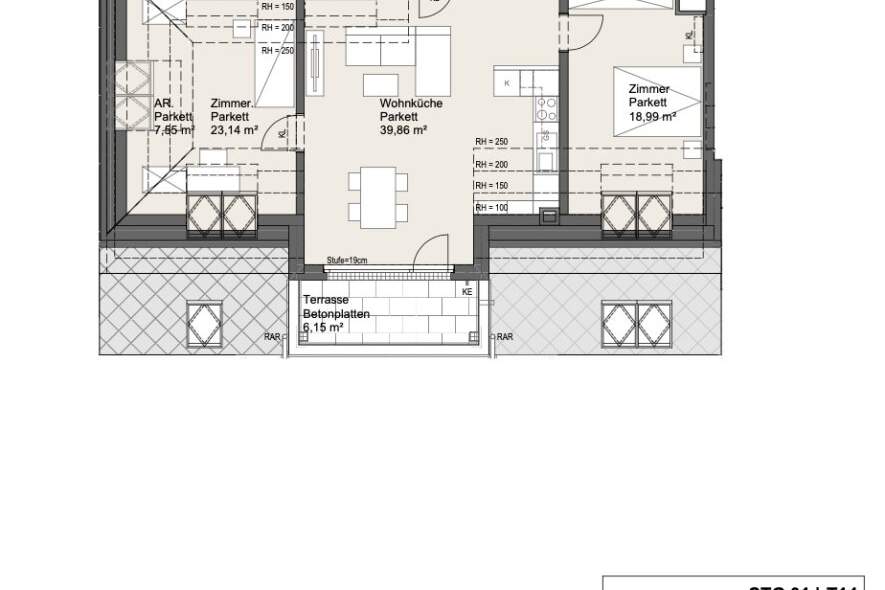 Neues Projekt in der Schwarzelackenau beim Marchfeldkanal - noch 18 Einheiten verfügbar!, Wohnung-kauf, 669.000,€, 1210 Wien 21., Floridsdorf