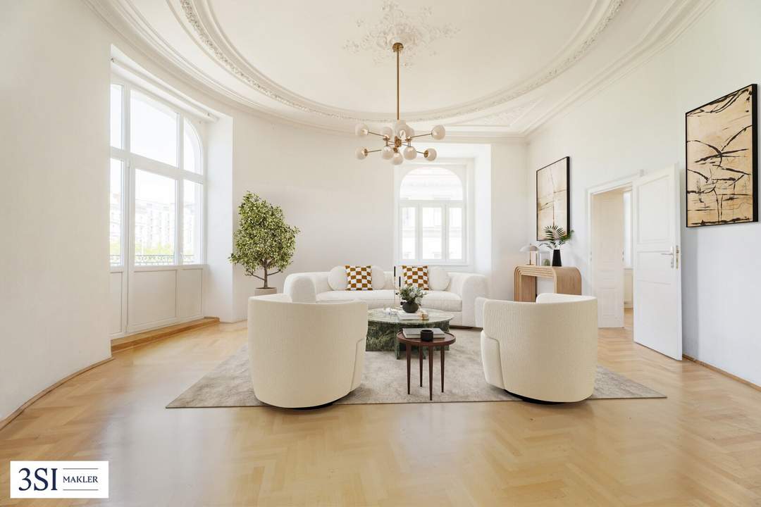 Helle Altbauwohnung mit Balkon zum Verlieben – mit Raum für Ihre Ideen