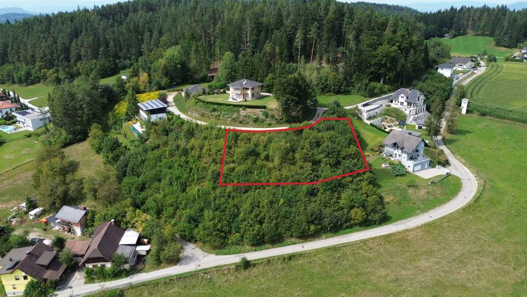 Baugrundstück in Traumlage mit Karawankenblick – Toppelsdorf 55 bei Maria Rain