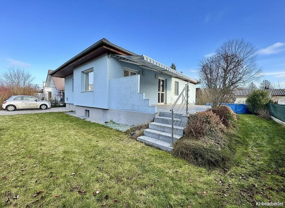 BUNGALOW I riesiger Wohnkeller I ideale Wohnküche I Wohnraumlüftung I Bahnhofs-Nähe I