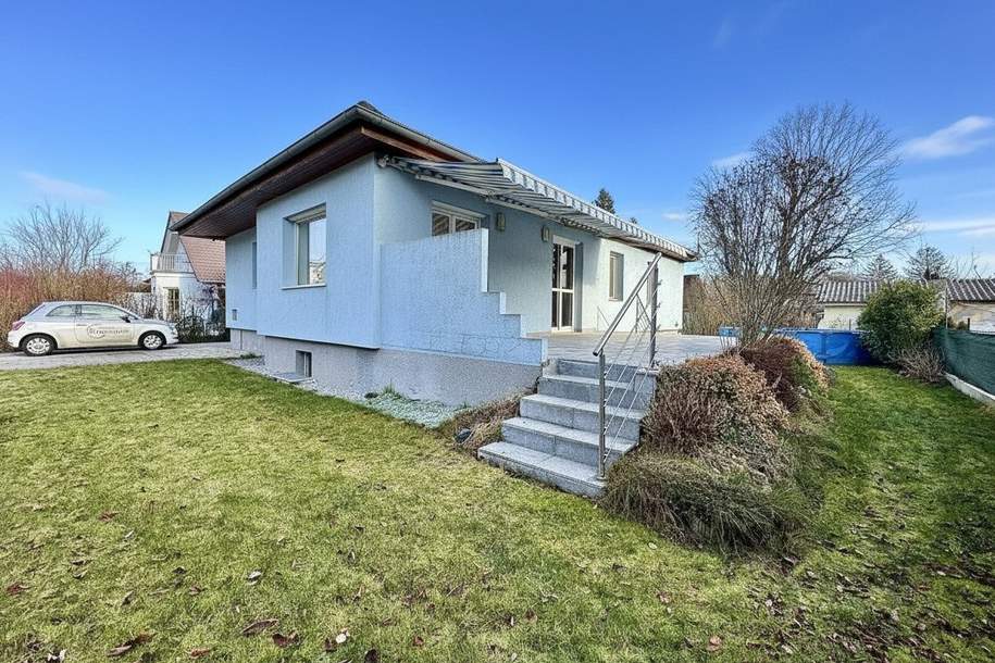 BUNGALOW I riesiger Wohnkeller I ideale Wohnküche I Wohnraumlüftung I Bahnhofs-Nähe I, Haus-kauf, 545.000,€, 2231 Gänserndorf