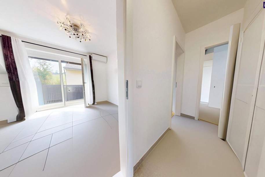 NOTVERKAUF! Schneller Verkauf aus gesundheitlichen Gründen – jetzt diese Gelegenheit ergreifen und gleichzeitig helfen! Grünoase mit Panoramablick: 3-Zimmer-Wohnung mit Süd/West-Dachterrasse!, Wohnung-kauf, 252.000,€, 8063 Graz-Umgebung