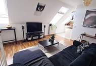 DACHGESCHOSS, U3-NÄHE, 55 m2 Maisonette, 2 Zimmer, Kochnische, Duschbad, Fernblick, Meiselstraße