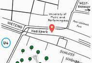 Wohnung mit touristischer Widmung nahe Schloss Schönbrunn | Prunkvolles 4-Zimmer Altbauapartment mit Loggia I 360° Rundgang