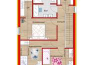 Wohnbaugefördertes Einzelhaus, ziegelmassiv, mit 117m² Wohnfläche, 28m² Terrasse, Eigengrund und 2 Parkplätze