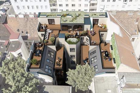 Erstbezug I Herrliche Terrassenwohnung I 2 Zimmer I Balkon, Wohnung-kauf, 220.000,€, 1140 Wien 14., Penzing