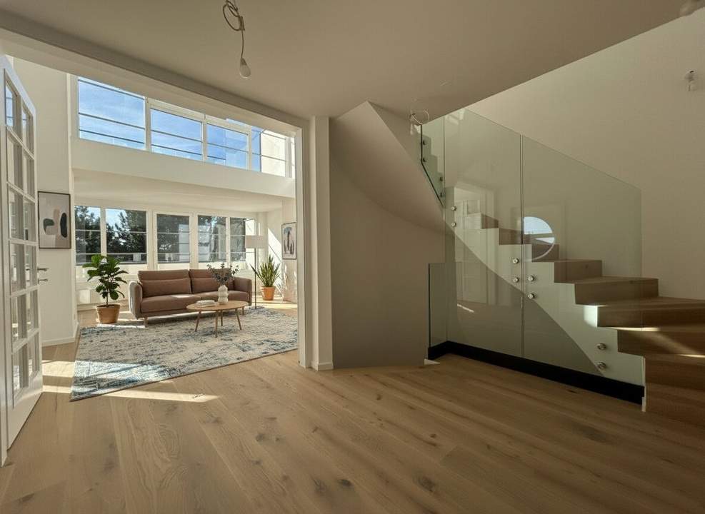 1190! 5-Zimmer DG-Maisonette mit 3 Terrassen, Galerie + Tiefgaragenplatz! ERSTBEZUG NACH SANIERUNG!