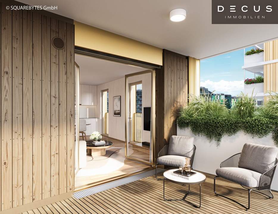 | ZWEI ZIMMER | BALKON | NATÜRLICH DRAUSSEN | BAUFELD 14A | EIGENNUTZER | FERTIGSTELLUNG 2027 | VILLAGE IM DRITTEN