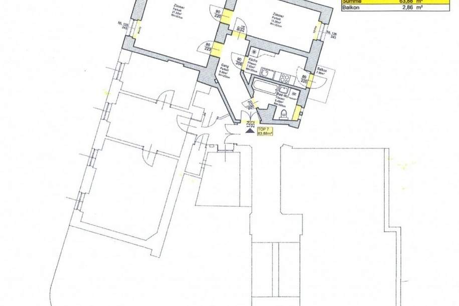 Altbaucharme | 2-Zimmer-Wohnung, Wohnung-miete, 666,01,€, 8020 Graz(Stadt)