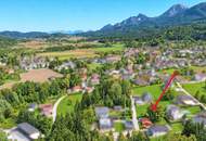 Sonnberg - Ruheoase mit Mittagskogelblick: Blockhaus auf 660m² Bauland in Finkenstein am Faaker See